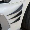 6 stuks beschermstrips voor de bumper 20 cm 16,5 cm 13,5 cm Universele set tegen botsingen met carbonpatroon Tuningdecoraties voor de voorkant 4