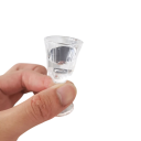 6 stuks shotglaasjes in de vorm van een bekertje 10 ml 30 x 60 x 30 mm Mini glaasjes voor sterke dranken Proefglaasjes Glazen shotglaasjes set 3