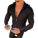 Manteau à zip pour homme F151 2