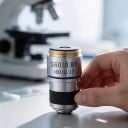 60x Microscoopobjectief zilver met achromatische optiek en apertura 0,85 voor biologisch microscoop en conjugate afstand 185 mm 2