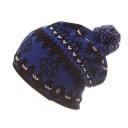 Mönstrad herrmössa med pompom J1456 2