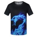 Herr 3D T-shirt med draktryck J1462 1