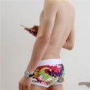Färgade boxershorts för män B6 4