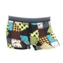 Herrfärgade boxershorts med mönster 2