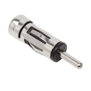 Antennadapter ISO DIN för bilradio Reducer mellan antennens kontakt och radio Metallkropp med PVC-element Mått 4 x 0,9 cm 6