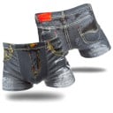 Boxershorts för män i jeansdesign 3
