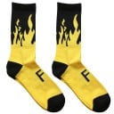 Lange Herrensocken mit Flammen 3