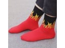 Lange Herrensocken mit Flammen 5