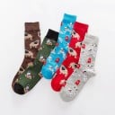 Lange Herrensocken mit Hundeaufdruck 8