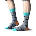 Lange Herrensocken mit Tieren 8