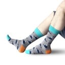 Lange Herrensocken mit Tieren 9