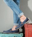 Denim loafers för män J2641 14