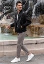Pantalons pour hommes F1669 4