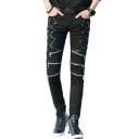 Pantalons pour hommes avec zips F1719 1