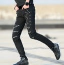 Pantalons pour hommes avec zips F1719 3