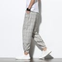 Pantalons à carreaux pour hommes F1483 3