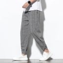 Pantalons à carreaux pour hommes F1483 4