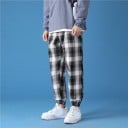 Pantalons à carreaux pour hommes F1538 8