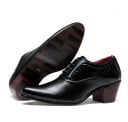 Scarpe stringate da uomo con tacco J1506 6