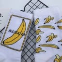 Herrensocken mit Bananen 4