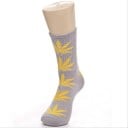 Herrensocken mit Marihuana-Motiv 1