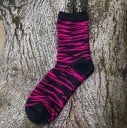 Herrensocken mit Zebramotiv 5