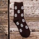 Herrensocken mit Dollar-Aufdruck 2