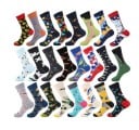 Gemusterte Herrensocken 21