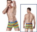 Randiga boxershorts för män A2432 2