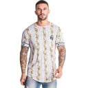 Randig T-shirt herr T2065 1