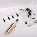 66 ks Jednorázové štětečky na nehty 4,5 x 1,2 cm Náhradní hlavice 2 x 5 cm Aplikátor laku a gelu Štětečky s kulatou hlavicí do laku 3