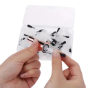 66 pcs Pinceaux jetables pour ongles 4,5 x 1,2 cm Têtes de rechange 2 x 5 cm Applicateur de vernis et de gel Pinceaux à tête ronde pour vernis 2