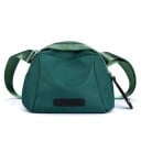 Dams väska över axeln med dragkedja Rundad form Bred rem Nylon med polyester 24 x 17 x 14 cm Kompakt väska med applikation framtill 5