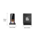 660W GaN laddningsstation 72 x 90 x 118 mm 10-port USB-C och USB-A PD3.1 PD3.0 PPS snabbladdare med växlande LED-ljus EU-kontakt HW18 3