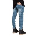 Snygga slitna jeans för män J970 7