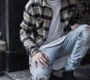 Snygga skinny jeans för män J1522 8