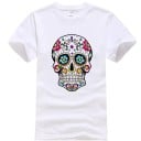Dödskalle t-shirt för män T2056 1