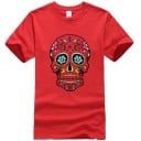 Dödskalle t-shirt för män T2056 2