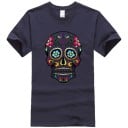 Dödskalle t-shirt för män T2056 4