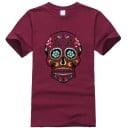 Dödskalle t-shirt för män T2056 10