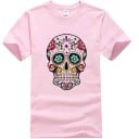 Dödskalle t-shirt för män T2056 13