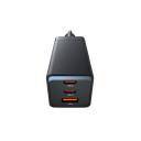 67W Schnellladegerät mit USB A und 2x USB C Anschlüssen GaN Schnellladegerät PD3.0 QC4.0 Kompaktadapter mit EU Stecker für mehrere Geräte 2