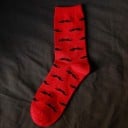 Lustige Herrensocken mit Schnurrbärten 2