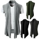 Pánský cardigan s krátkým rukávem F1119 5