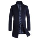 Pánsky dlhý elegantný kabát J977 5