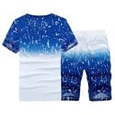 Tvåfärgsset för män - T-shirt och shorts J2767 5