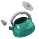 69 stuks Groene kinderkeuken set Keukenaccessoires en voedsel Plastic speelgoed voor de kinderkeuken Compleet set keukenbenodigdheden 4