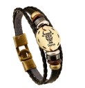 Bracciale in pelle da uomo segno 3