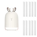 Aromadiffusor med djurmotiv för att dofta upp hemmet Mjuk belysning Tank 220 ml Drivning via USB Material ABS och PP Mått 8 x 8 x 13,9 cm 6