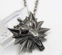 Herrhalsband med varg D304 2